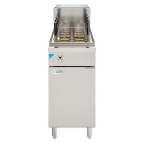 KoolMore KM-PC12-NG 12-Basket 22 Gallon Commercial Natural Gas Pasta Cooker with 140,000 BTU, ETL Listed in Stainless-Steel in Saudi Arabia