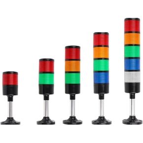 LED تحذير ضوء مكدس الضوء الصناعي لآلة CNC DC 12V 24V AC 110V 220V ضوء وميض ثابت (طبقتان ، 110-220) in Kuwait