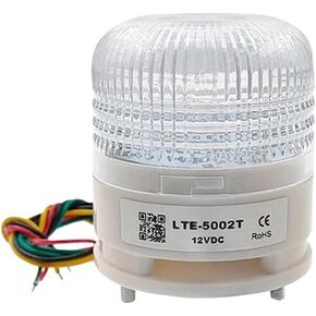 مصباح تحذير من الأضواء ثلاثية الألوان LTA5002TJ LED وميض أمين المنبه 12V 24V 220V strobe مؤشر (220V -ALWAYS ON) in Kuwait