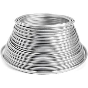 20 Feet Aluminum Craft Wire, 0.2 Inches Thick Metal Wire for Sculpting, Gardening, Floral Arrangements, Jewelry, and DIY Crafts in Saudi Arabia
