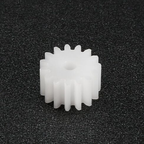 uxcell 10pcs Plastic Gears 16 Teeth Model 162A Reduction Gear Plastic Worm Gears for RC Car Robot Motor in Saudi Arabia
