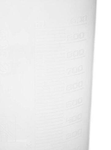 EISCO 3PK Plastic Beakers, 1000ml - Polypropylene Plastic - Raised Graduations, Tapered Spout - Euro Design in Saudi Arabia