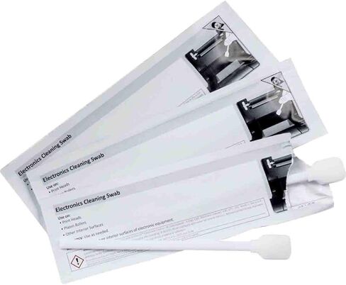 Brady Thermal Transfer Printer Cleaning Kit - Foam Swabs with IPA Cleaning Solution - PCK-6 (Pack of 50) in Saudi Arabia