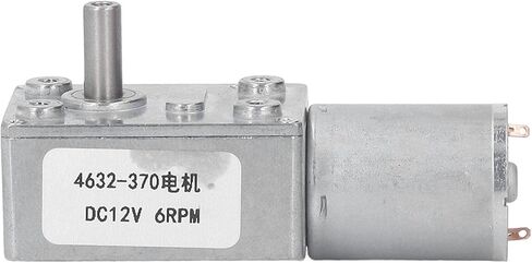 6RPM DC Geared Motor, DC12V 6RPM Mini Geared Motor, Self Locking for DIY Mini Geared Motor, Mechanicalcomponents in Saudi Arabia
