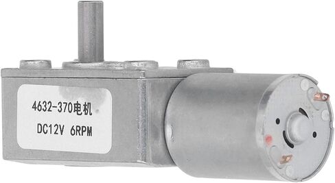 6RPM DC Geared Motor, DC12V 6RPM Mini Geared Motor, Self Locking for DIY Mini Geared Motor, Mechanicalcomponents in Saudi Arabia