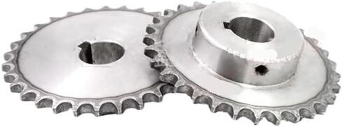 Gears,Motor Pinion Gear, 1pc 10T-20T 08B Industrial Drive Sprocket Wheel 45# Steel Chain Gear Keyway Bore 10-35mm(18 Teeth,14mm (Keyway 5mm)) in Saudi Arabia