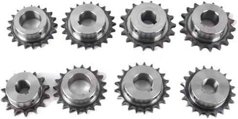 Gears,Motor Pinion Gear, 1pc 10T-20T 08B Industrial Drive Sprocket Wheel 45# Steel Chain Gear Keyway Bore 10-35mm(18 Teeth,14mm (Keyway 5mm)) in Saudi Arabia