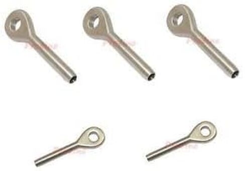 5 PC 3/16 '' حبل سلك Swage طرفية العين طائرة اليدين in Saudi Arabia