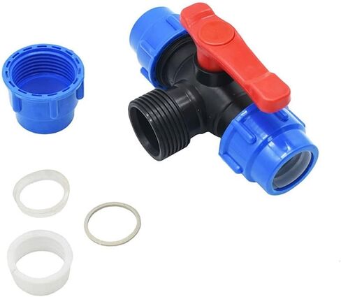 Ball Valve Pipe Connector, Ball Valve PiConnector 20/25/32/40/50/63mm (Color : 63MM) (Color : 32mm) (Color : 50mm) in Saudi Arabia