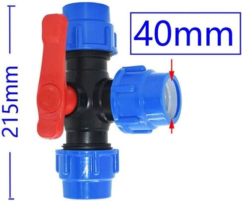 Ball Valve Pipe Connector, Ball Valve PiConnector 20/25/32/40/50/63mm (Color : 63MM) (Color : 32mm) (Color : 50mm) in Saudi Arabia