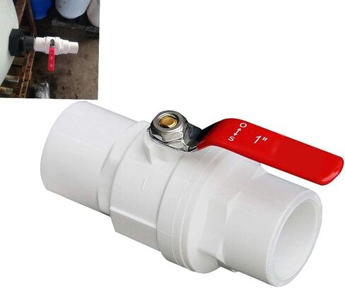 Ball Valve Pipe Connector, Ball Valve PiConnector 3-Way Ball Valve,20/25/32/40/50/63/75mm (Size:90mm) (Size : 110mm) in Saudi Arabia