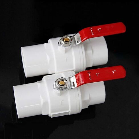 Ball Valve Pipe Connector, Ball Valve PiConnector 3-Way Ball Valve,20/25/32/40/50/63/75mm (Size:90mm) (Size : 110mm) in Saudi Arabia