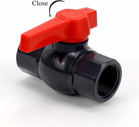 موصل أنابيب صمام الكرة ، صمام الكرة Piconnector 1pcs 1/2 "~ 2" PVC (اللون: 1.5 بوصة أنثى) in Saudi Arabia