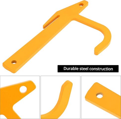 Qwork Chain Link Clip Banana Clip ، 5 عبوات خطاف حلقة الشبكة ، مجموعة توتر من الصلب سور سور للأسلاك الشائكة ، سلك السياج in Saudi Arabia
