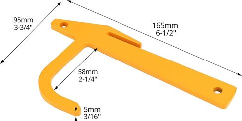 Qwork Chain Link Clip Banana Clip ، 5 عبوات خطاف حلقة الشبكة ، مجموعة توتر من الصلب سور سور للأسلاك الشائكة ، سلك السياج in Saudi Arabia