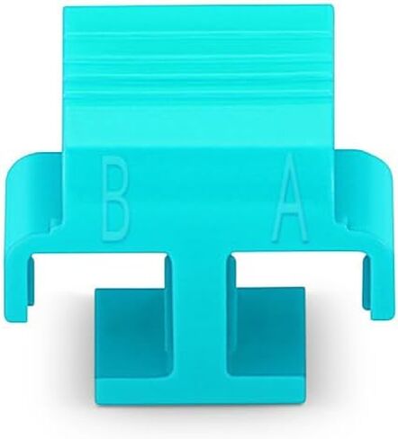 مقاطع الألياف Optic LC Duplex-مقاطع موصل LC عالية الدقة لموصلات LC المزدوجة ، ومقاطعات LC البلاستيكية الآمنة والمتينة لكابلات الألياف الفردية وألياف الألياف المتعددة (الأزرق) (حزمة 25) in Saudi Arabia