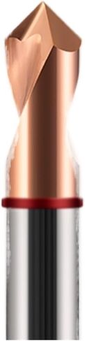 Red Circle HRC65 Tungsten Steel Fixed-Point 60/90/120/Degrees Nano Coating Alloy Bit for CNC Machine Drills Tools(5.0x5Dx75Lx90) in Saudi Arabia