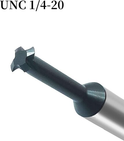TPI Single Pitch Solid Carbide Thread end Mill AlCrN Coated, 0.47in Cutting Diameter, Necked to Thread 1.18in Deep, 0.39in Shank Diameter, 1.97in Overall Length in Saudi Arabia
