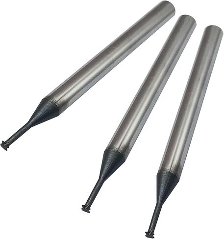 3pcs TPI واحد الملعب الصلب كربيد الطاحونة الطاحونة المطلية alcrn مغلفة ، قطر القطع 0.22in ، رقبة إلى الخيط 0.78in عميق ، قطر عرقلة 0.236in ، 1.97in الطول الكلي (D2.35*8*D4*L50) in Kuwait