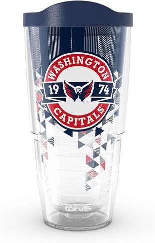Tervis NHL Washington Capitals - تحطيم مصنوع في الولايات المتحدة الأمريكية كوب سفر معزول مع عزل معزول. in Kuwait