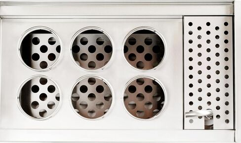 KoolMore KM-PC12-NG 12-Basket 22 Gallon Commercial Natural Gas Pasta Cooker with 140,000 BTU, ETL Listed in Stainless-Steel in Saudi Arabia