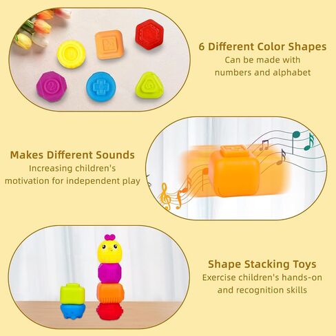 Montessori Snail Learning Activity Toys Babe Baby ، ألعاب تعليمية حسية للأطفال الصغار 18-48 شهرًا أنشطة التعلم التعليمي مشغول نشاط مكعب in Kuwait