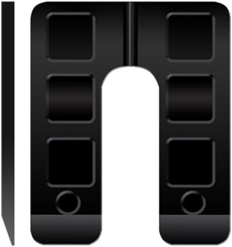 BFS Plastic Shim U Horseshoe 3" x 4" x (1/16" -1/8" – 1/4"), Leveling Shims for Windows & Doors, Made in USA, Free & Quick Shipping – Stackshim BFSEALS (100, 1/16) in Kuwait