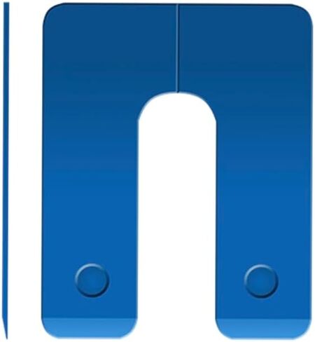 BFS Plastic Shim U Horseshoe 3" x 4" x (1/16" -1/8" – 1/4"), Leveling Shims for Windows & Doors, Made in USA, Free & Quick Shipping – Stackshim BFSEALS (100, 1/16) in Kuwait
