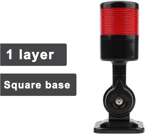55mm Diameter 24v DC 220v Steady Light LED Signal Tower Light Multi-Layers Stack Alarm Lights Warning for Industrial Machine(3-S YY,110-220) in Saudi Arabia