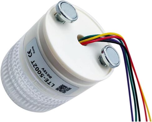 3 Color Warning Light Magnet Fixed Flashing Indicator Light LED Lamp Small Buzzer(5002WJC 12VDC) in Saudi Arabia