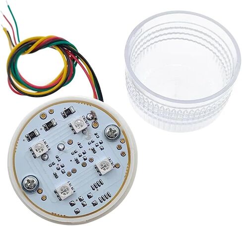 3 Color Warning Light Magnet Fixed Flashing Indicator Light LED Lamp Small Buzzer(5002WJC 12VDC) in Saudi Arabia