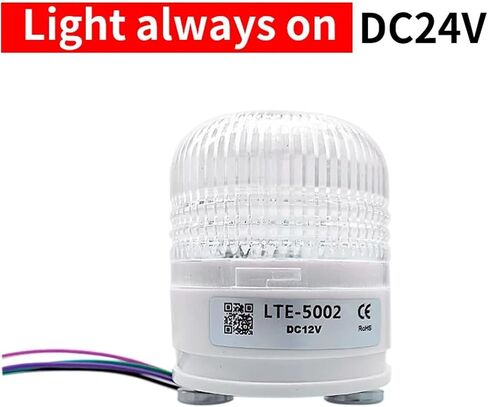 3 Color Warning Light Magnet Fixed Flashing Indicator Light LED Lamp Small Buzzer(5002WJC 12VDC) in Saudi Arabia