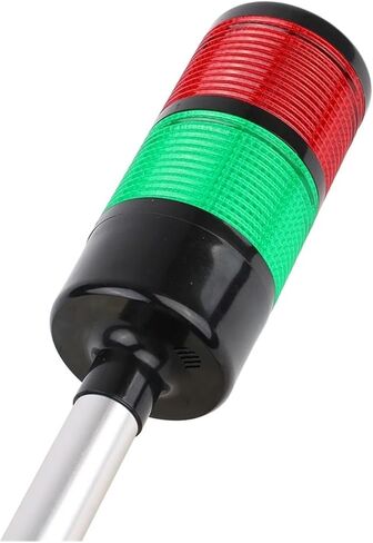 LED تحذير ضوء مكدس الضوء الصناعي لآلة CNC DC 12V 24V AC 110V 220V ضوء وميض ثابت (طبقتان ، 110-220) in Kuwait