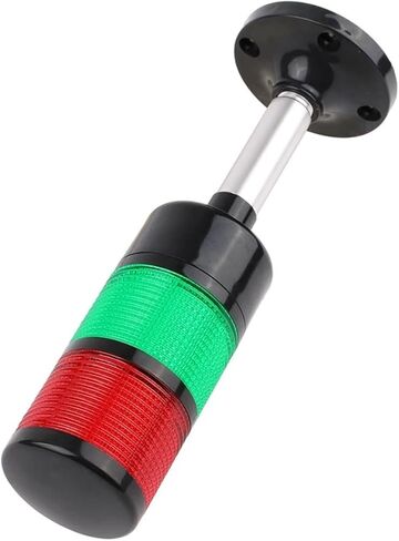 LED تحذير ضوء مكدس الضوء الصناعي لآلة CNC DC 12V 24V AC 110V 220V ضوء وميض ثابت (طبقتان ، 110-220) in Kuwait