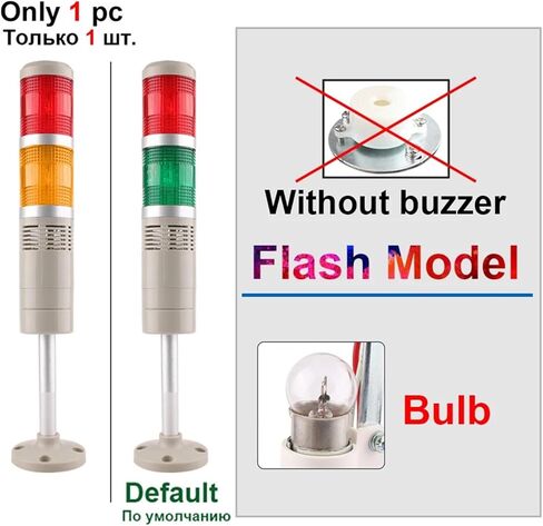 الصناعي متعدد الطبقات سلامة المكدس جانب المنبه معلقة إشارة LED إشارة تحذير ضوء التحذير DC12V 24V AC110V 220V مع الجرس (فلاش ضوء 2 ، AC 220V) in Kuwait