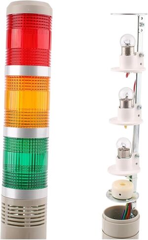 الصناعي متعدد الطبقات سلامة المكدس جانب المنبه معلقة إشارة LED إشارة تحذير ضوء التحذير DC12V 24V AC110V 220V مع الجرس (فلاش ضوء 2 ، AC 220V) in Kuwait