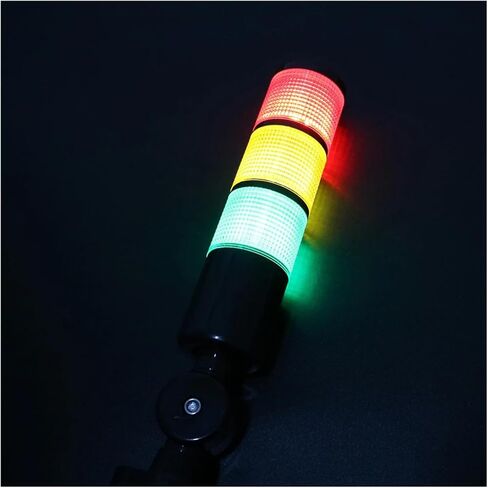 3 طبقات 12V 24V 110V 220V الأخضر الأحمر الصفراء الصناعية الإشارة تحذير ضوء التحذير H50 ضوء مؤشر ضوء (ضوء ثابت 220 فولت) in Saudi Arabia