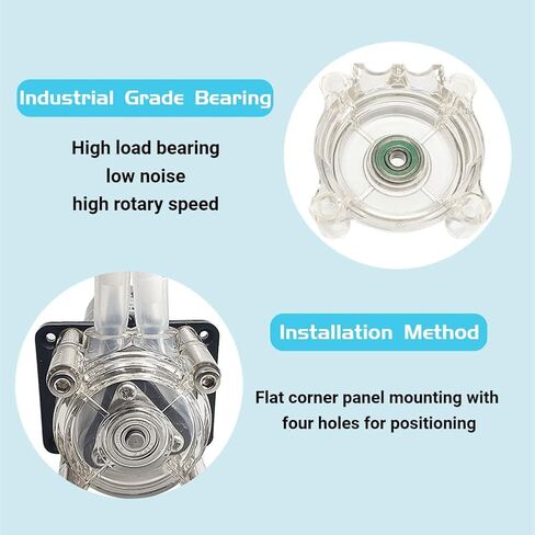 مضخة الجرعات التمعجية OUMEFAR ، 500 مل/م ، 3 بكرات ، الفولاذ المقاوم للصدأ ، الصناعي ، مدعوم من DC 24 فولت ، ومضخة بالتنقيط الحوض مع قاعدة in Kuwait