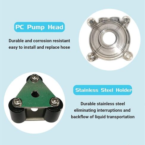 مضخة الجرعات التمعجية OUMEFAR ، 500 مل/م ، 3 بكرات ، الفولاذ المقاوم للصدأ ، الصناعي ، مدعوم من DC 24 فولت ، ومضخة بالتنقيط الحوض مع قاعدة in Kuwait