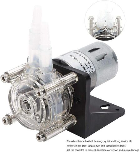 مضخة الجرعات التمعجية OUMEFAR ، 500 مل/م ، 3 بكرات ، الفولاذ المقاوم للصدأ ، الصناعي ، مدعوم من DC 24 فولت ، ومضخة بالتنقيط الحوض مع قاعدة in Kuwait