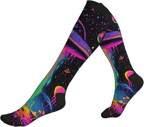 Compression Socks Knee High Supports Socks For Women Men Athletic Running Travel Nurses in Kuwait