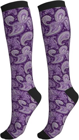 Compression Socks Knee High Supports Socks For Women Men Athletic Running Travel Nurses in Kuwait