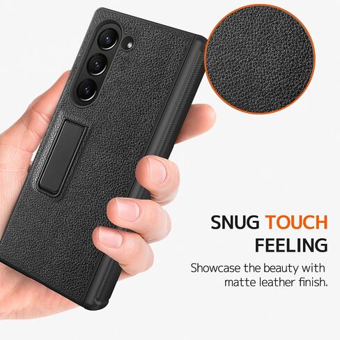 Ninki for Samsung Galaxy Z Fold 7 Case مع واقي شاشة الخصوصية والوقوف ، ومفصلات واقية كاملة من الجلد غير اللامع ، غلاف الهاتف Z Fold7 لـ Samsung Zfold 7-ألياف الكربون in Kuwait