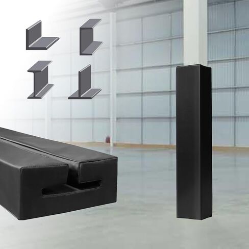 PROGOAL I Beam Flange Pad - 3FT High Heavy Duty Durable Laminated PVC Cloth 2 Inch Thick Foam Clad Closed Cell Foam Padding for 5/6/8/10/12 Inch Face I Beam Flange in Saudi Arabia