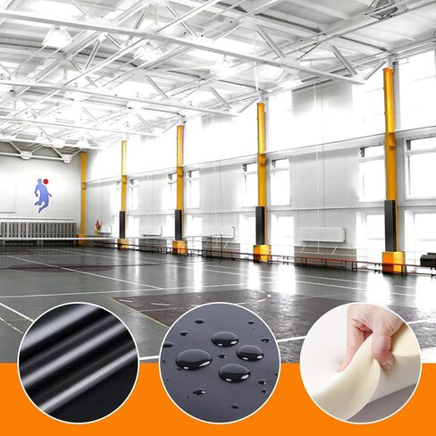 PROGOAL I Beam Flange Pad - 3FT High Heavy Duty Durable Laminated PVC Cloth 2 Inch Thick Foam Clad Closed Cell Foam Padding for 5/6/8/10/12 Inch Face I Beam Flange in Saudi Arabia