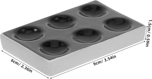 Mobestech 2pcs Experiment Board Ceramic Reaction Plate Porcelain Spot Plate for Experiment Scientific Experiment Spot Plate Ceramic Spot Plate for Chemical Experiment Spot Reaction Plate in Kuwait