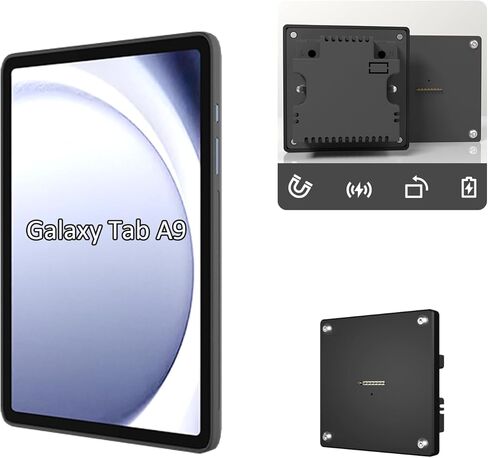Wall Mount Charging Kit for Samsung Galaxy Tab A8 10.5″ – Magnetic Tablet Wall Mount with 15W Fast Charging, TPU Protective Case, Smart Home Hub Integration in Kuwait
