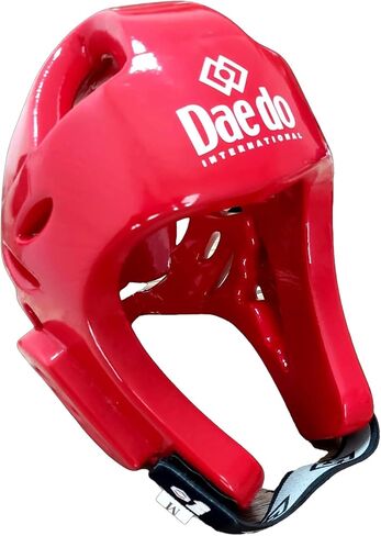 Daedo WT المعترف به Taekwondo Head Guard - بناء رغوة معتمدة رسميًا ومصبوبًا ، اختلافات زرقاء وحمراء ، حماية خفيفة الوزن للدوران والمنافسة in Kuwait