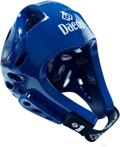 Daedo WT المعترف به Taekwondo Head Guard - بناء رغوة معتمدة رسميًا ومصبوبًا ، اختلافات زرقاء وحمراء ، حماية خفيفة الوزن للدوران والمنافسة in Kuwait