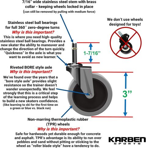 SkateRanger Legend Adjustable Height SkaterAid, Roller Skate Trainer for Children, Skating Aid Walker with Wheels in Saudi Arabia